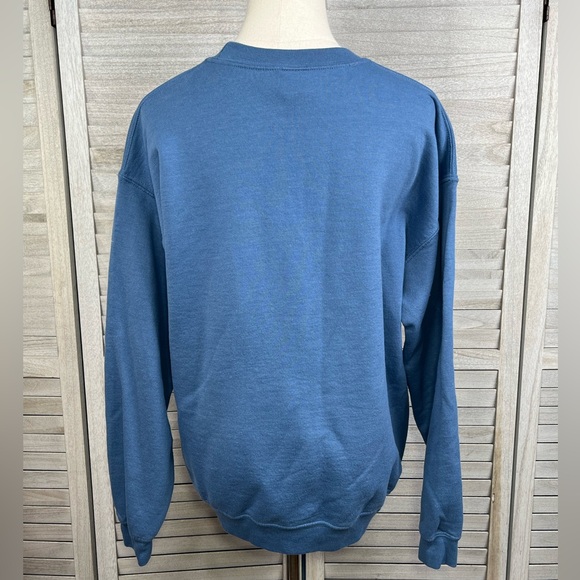 GILDAN Hilton Head South Carolina Crewneck Sweatshirt Blue/Navy-Medium - Picture 2 of 2